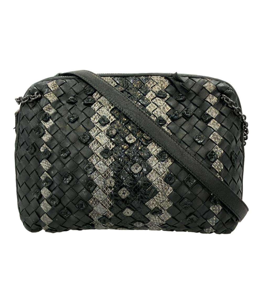 訳あり BOTTEGA VENETA ショルダーバッグ 斜め掛け イントレチャート レディース ボッテガ・ヴェネタ