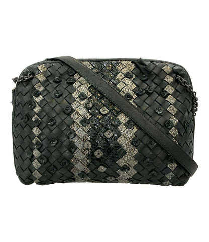 訳あり BOTTEGA VENETA ショルダーバッグ 斜め掛け イントレチャート レディース ボッテガ・ヴェネタ