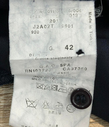 Emporio Armani 7分袖ワンピース 無地 SIZE 42 (L) エンポリオ・アルマーニ