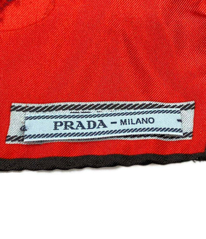 PRADA スカーフ シルク100% 花柄 1FF001 レディース プラダ