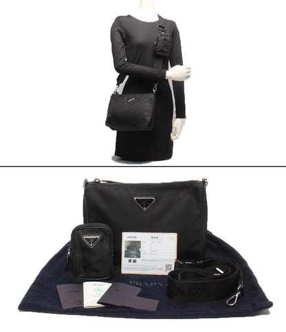プラダ ショルダーバッグ 斜め掛け Re-Nylon リナイロン 2VH113 レディース PRADA