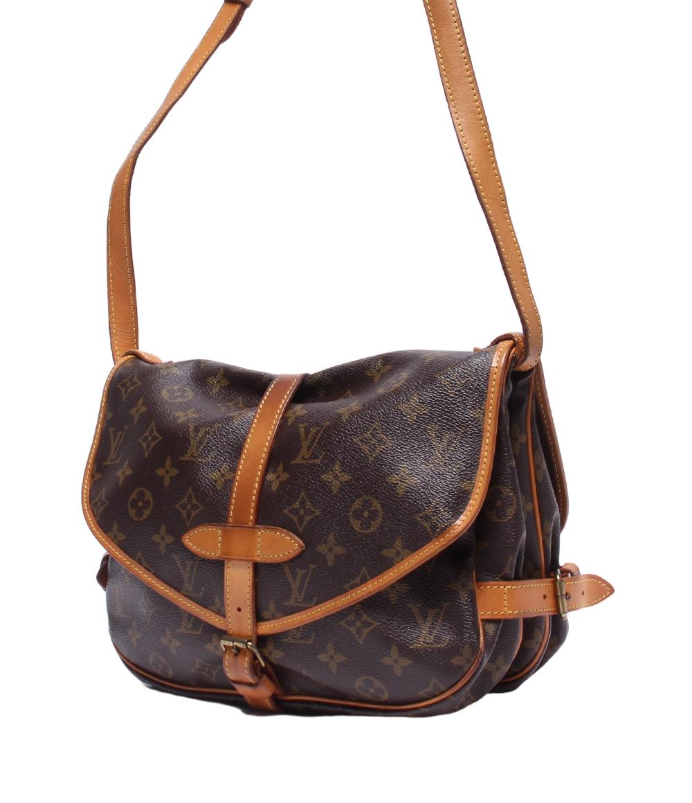 ルイ・ヴィトン ショルダーバッグ 斜め掛け ソミュール30 モノグラム M42256 ユニセックス LOUIS VUITTON