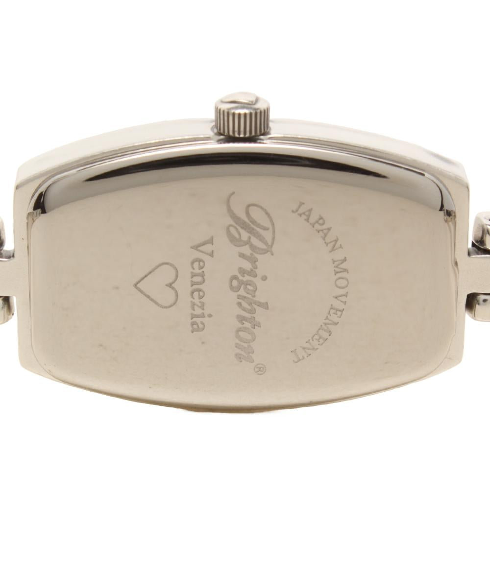 美品 Brighton 腕時計 クオーツ ホワイト レディース ブライトン