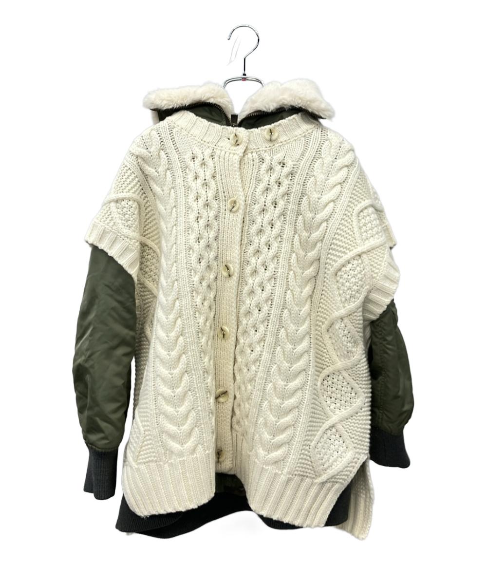 GRACE Class ニットコンビミリタリージャケット 2way レディース SIZE 36 グレースクラス