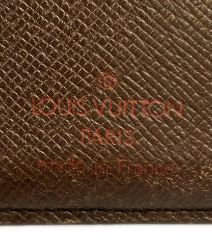 LOUIS VUITTON 二つ折り財布 ポルトフォイユ ヴィエノワ ダミエ エベヌ N61674 レディース メンズ ルイ・ヴィトン
