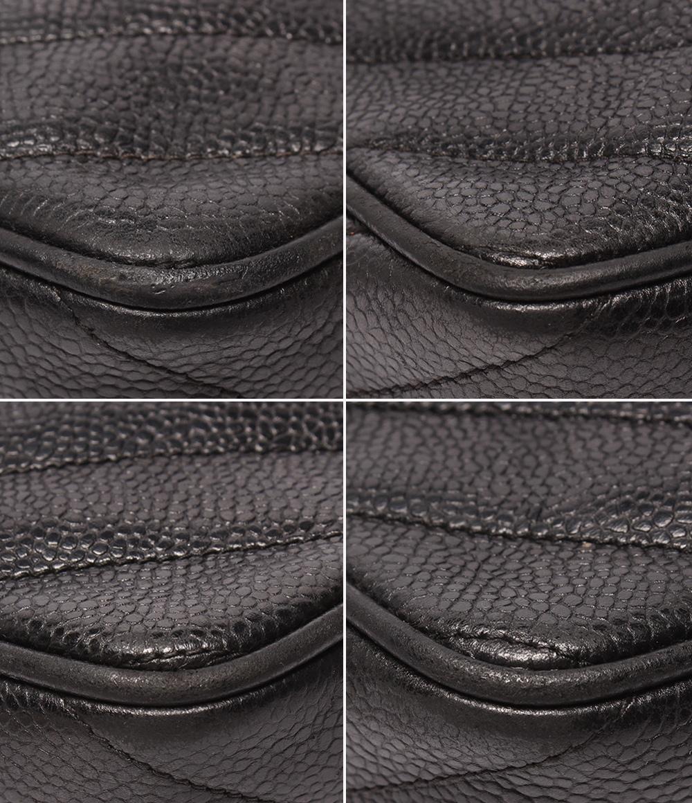 CHANEL チェーンショルダーバッグ ココマーク タッセル付き シェブロン