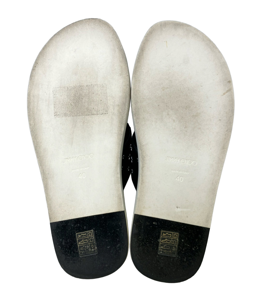 Jimmy Choo クロスストラップサンダル スタースタッズ メンズ SIZE 40 ジミーチュウ