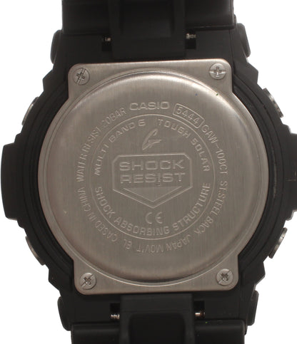 美品 CASIO 腕時計 G-SHOCK 電波ソーラー ソーラー ブラック GAW-100CT メンズ カシオ