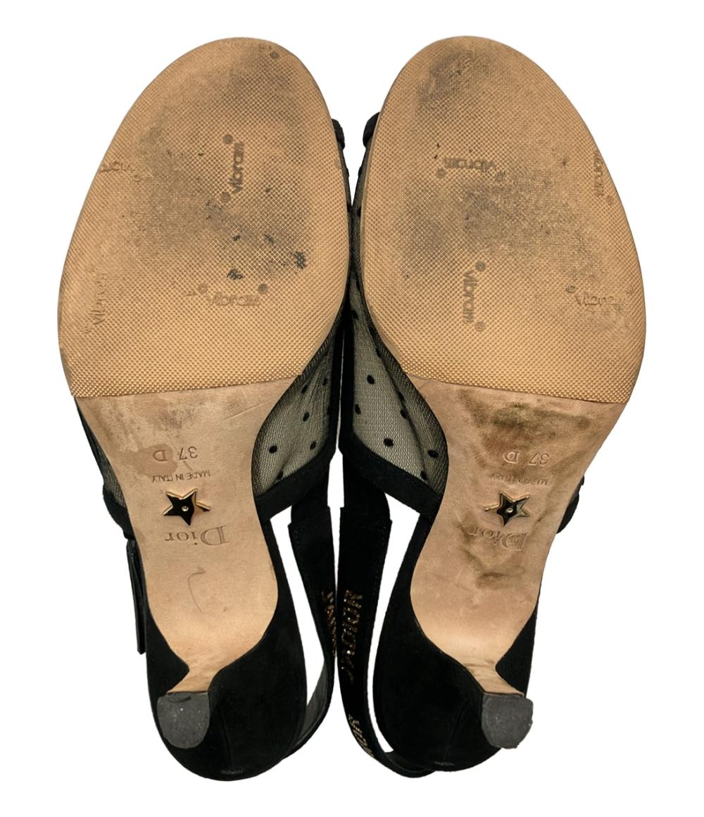Christian Dior バックストラップ メッシュ サンダル レディース (M) クリスチャンディオール