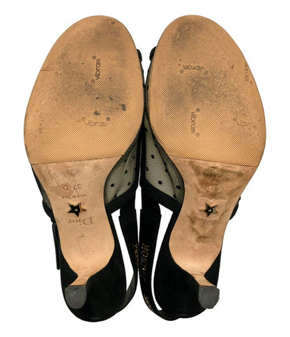 Christian Dior バックストラップ メッシュ サンダル レディース (M) クリスチャンディオール