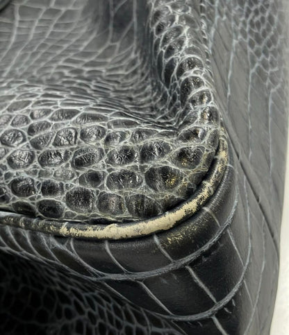 Longchamp ハンドバッグ トートバッグ クロコ型押し ロゾ レディース ロンシャン