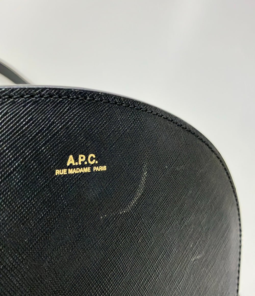 A.P.C. ショルダーバッグ 斜め掛け レザー レディース アーペーセー