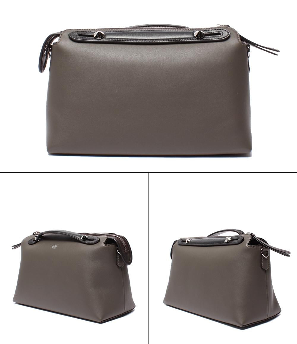 美品 FENDI 2way ハンドバッグ ショルダーバッグ カーフレザー バイザウェイ ミディアム レディース フェンディ