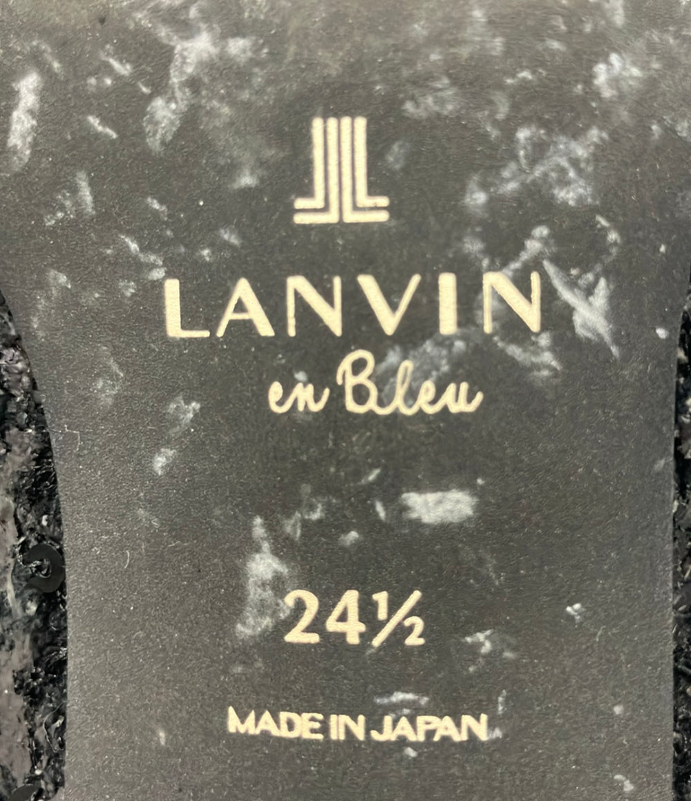 LANVIN en Bleu オペラシューズ 2457 レディース SIZE 24 1/2 ランバンオンブルー
