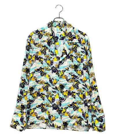 美品 sulvam 長袖シャツ アロハシャツ SN-B08-020 メンズ SIZE S サルバム