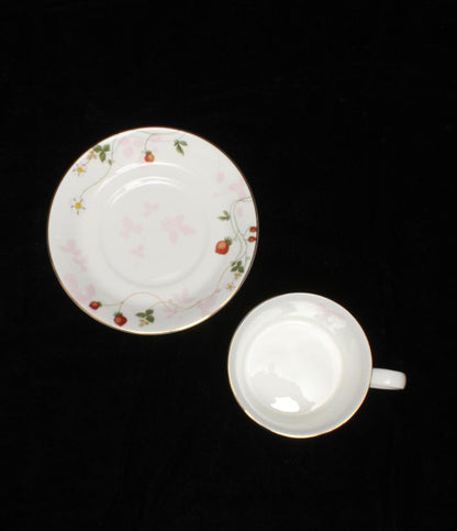 美品 ウエッジウッド カップ＆ソーサー デルフィ ワイルドストロベリー Wild Strawberry WEDGWOOD