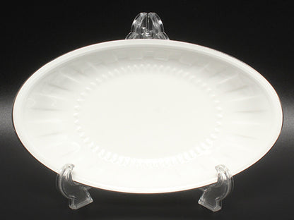 美品 WEDGWOOD ピクルスディッシュ オーバル 皿 22cm コロシアム プラチナ ウエッジウッド
