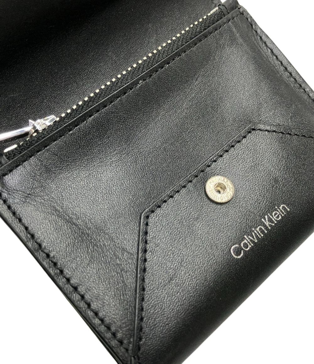 【新品】  3つ折り財布 CKロゴ レディースウォレット 新品】Calvin Klein 3つ折り財布 CKロゴ レディースウォレット 【公式