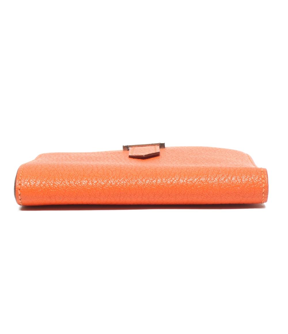 HERMES 二つ折り財布 □G刻印 シルバー金具 ベアンコンパクト レディース エルメス