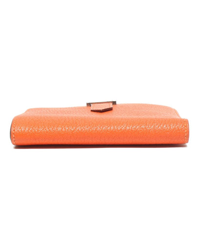 HERMES 二つ折り財布 □G刻印 シルバー金具 ベアンコンパクト レディース エルメス