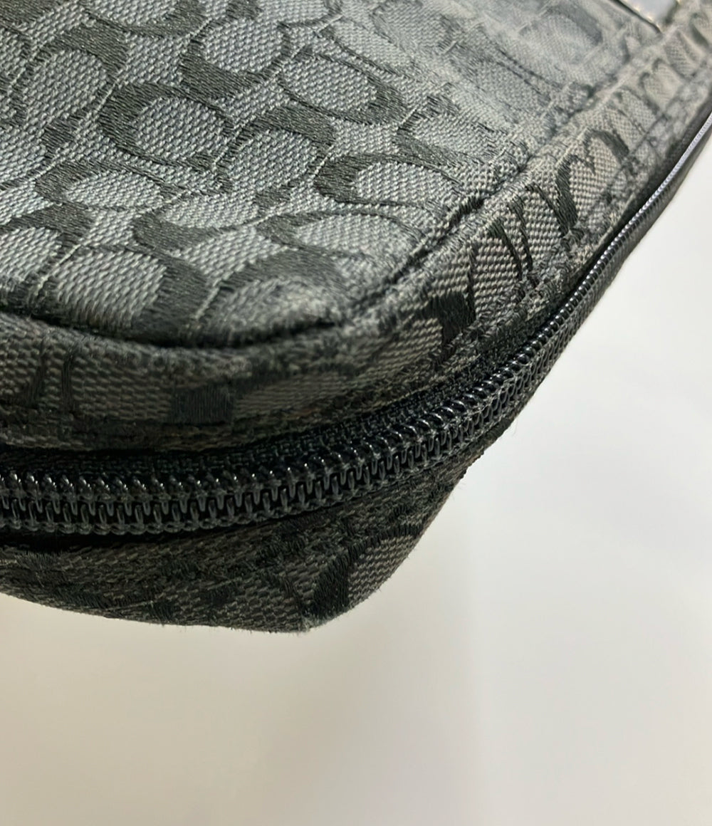 COACH クラッチバッグ キャンバス レザー ミニシグネチャー CE701 メンズ コーチ