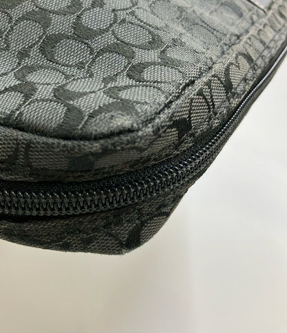 COACH クラッチバッグ キャンバス レザー ミニシグネチャー CE701 メンズ コーチ