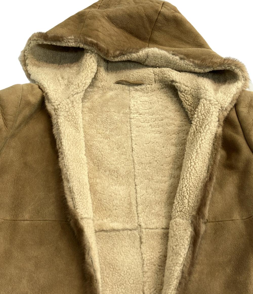 マックスマーラ フーディボアムートンコート レディース SIZE 42 (M  