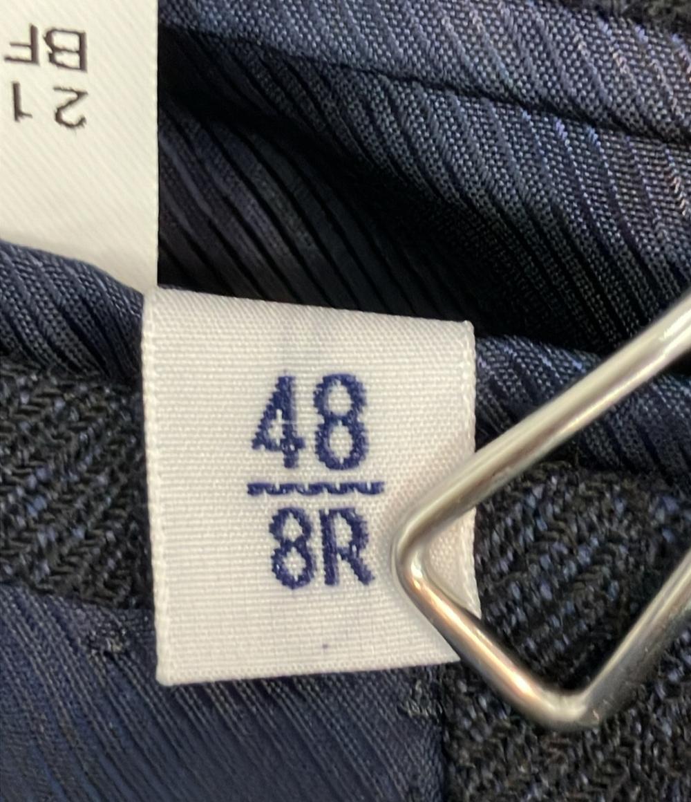 BEAMS F セットアップ スリーピーススーツ ネイビーソリッド 3ボタン