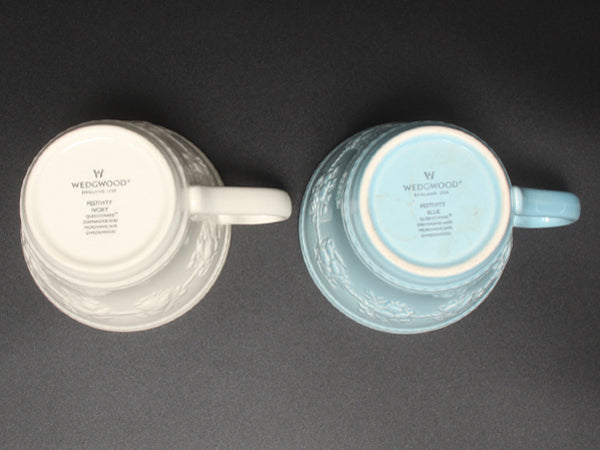 WEDGWOOD マグカップ 2点セット ペア フェスティビティ アイボリー ブルー ウエッジウッド