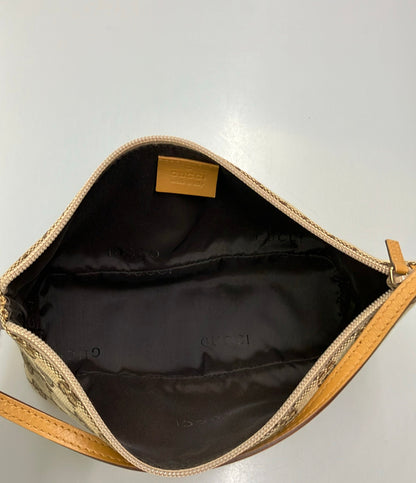 美品 GUCCI アクセサリーポーチ GGキャンバス 039 1103 2123 レディース グッチ