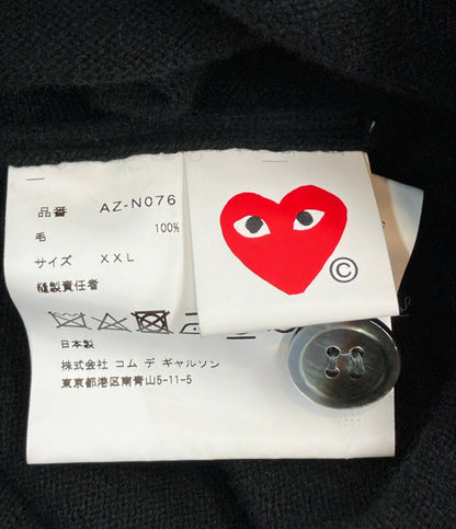 PLAY COMME des GARCONS 長袖カーディガン メンズ SIZE XXL プレイコムデギャルソン