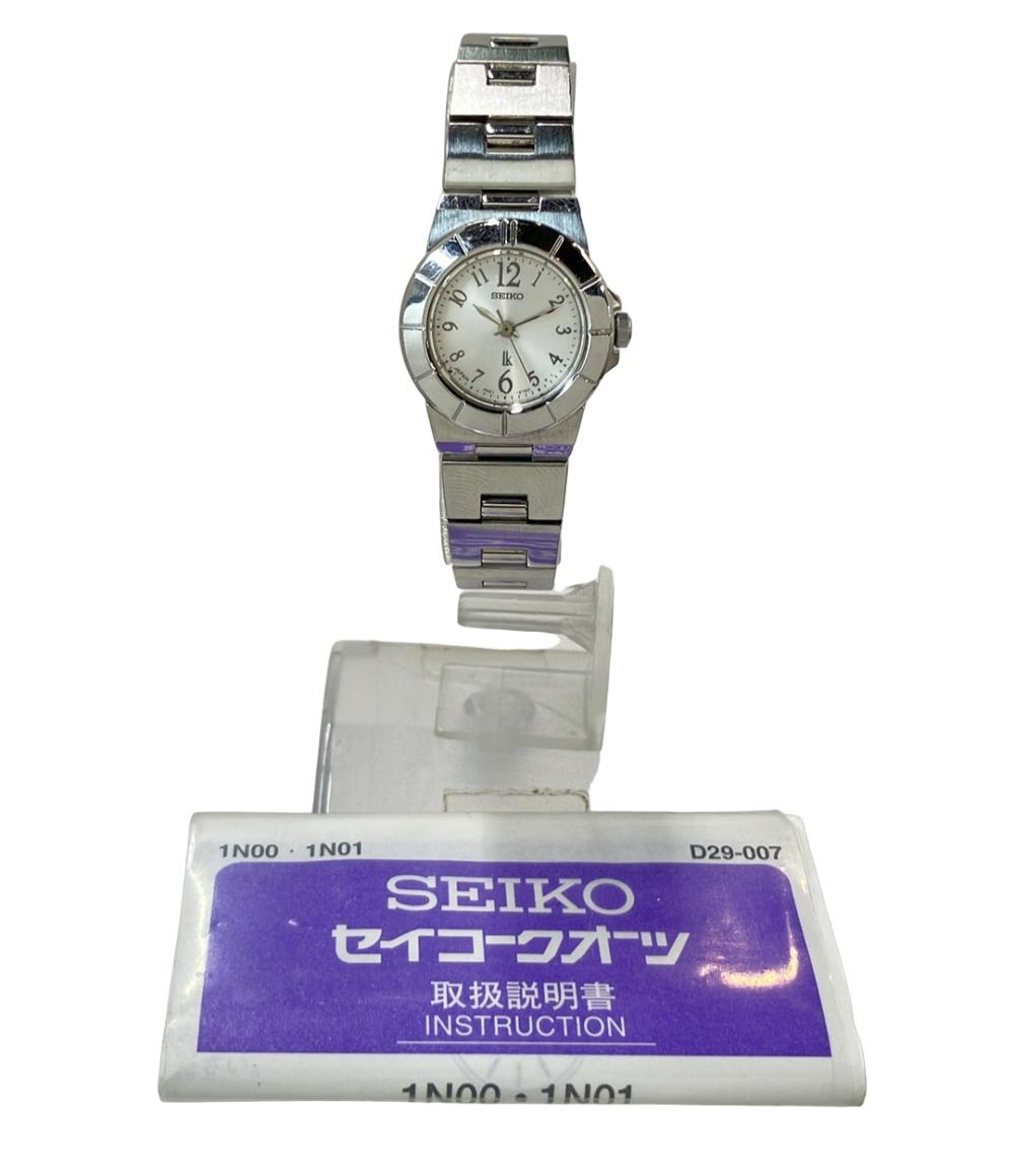 SEIKO 腕時計 lk ルキア クオーツ シルバー 4N21-1130 レディース セイコー