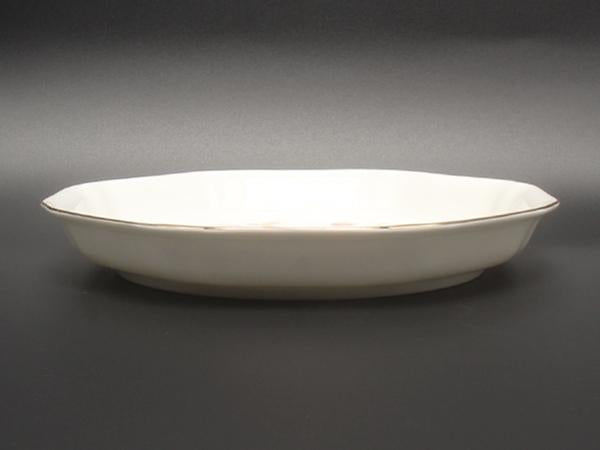 美品 ウエッジウッド オクタゴナルディッシュ 皿 24cm ワイルドストロベリー WEDGWOOD