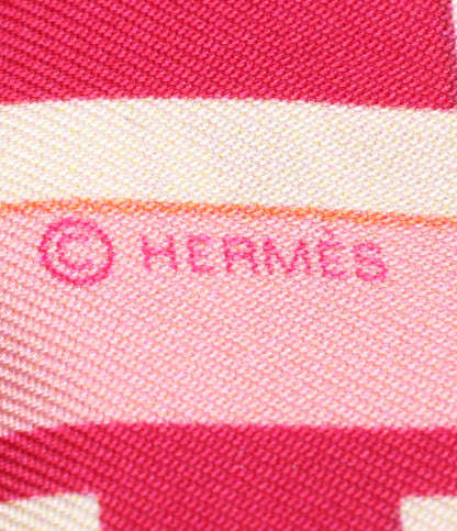 美品 HERMES スカーフ シルク100％ ツイリー レディース エルメス