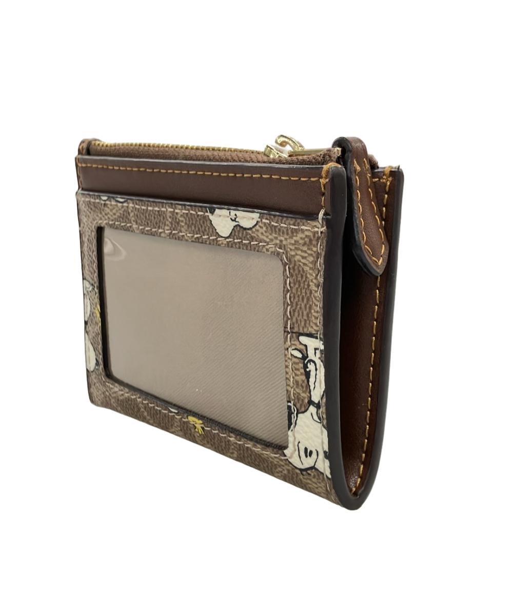 美品 COACH PEANUTS パスケース キーリング付き CBT14 レディース コーチ ピーナッツ