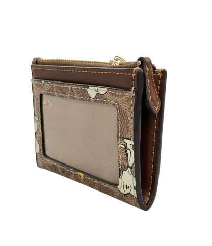 美品 COACH PEANUTS パスケース キーリング付き CBT14 レディース コーチ ピーナッツ