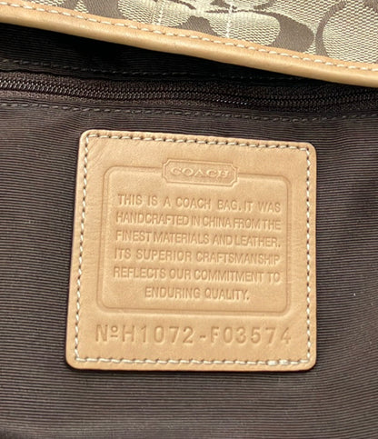 COACH ショルダーバッグ 斜め掛け シグネチャー F03574 レディース コーチ