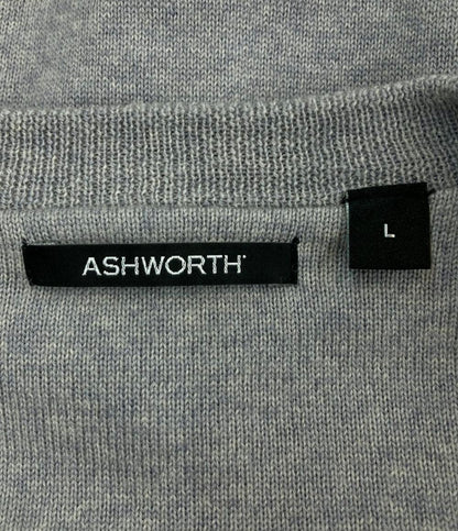 美品 アシュワース 長袖カーディガン アーガイルチェック メンズ SIZE L (L) ASHWORTH