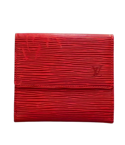 LOUIS VUITTON Wホック二つ折り財布 ポルトモネ ビエ カルトクレディ エピ M63487 レディース ルイ・ヴィトン