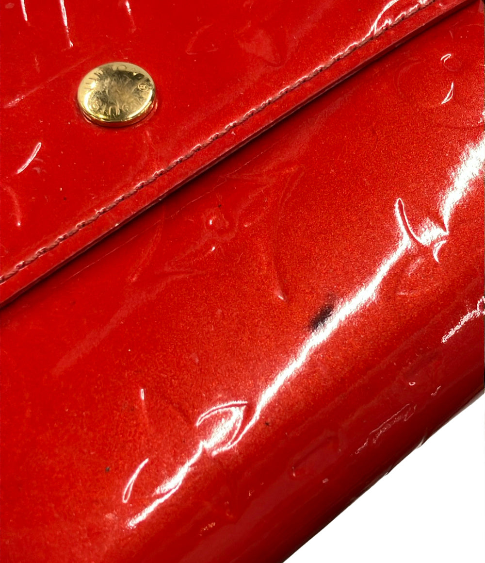 LOUIS VUITTON Wホック二つ折り財布 ポルトフォイユ エリーズ ヴェルニ M93529 レディース ルイ・ヴィトン