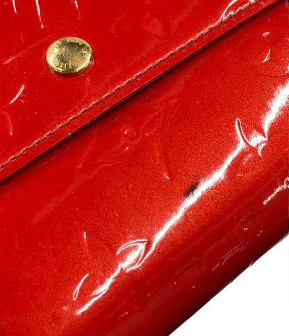 LOUIS VUITTON Wホック二つ折り財布 ポルトフォイユ エリーズ ヴェルニ M93529 レディース ルイ・ヴィトン