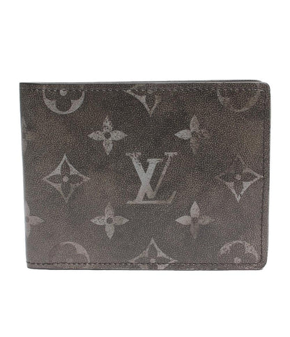 ルイヴィトン 二つ折り財布 ポルトフォイユ スレンダー ブラッシュド モノグラム カウハイドレザー M11708 メンズ LOUIS VUITTON