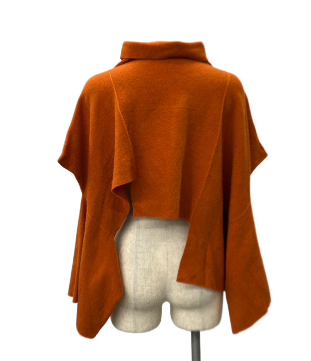 美品 132.5 ISSEY MIYAKE 長袖ニット 変形 レディース SIZE 2 (L) イチ サン ニ ゴ イッセイ ミヤケ