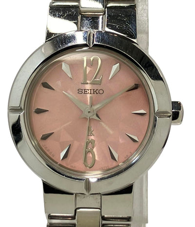 SEIKO 腕時計 lk ルキア クオーツ ピンク 1N01-0KG0 レディース セイコー