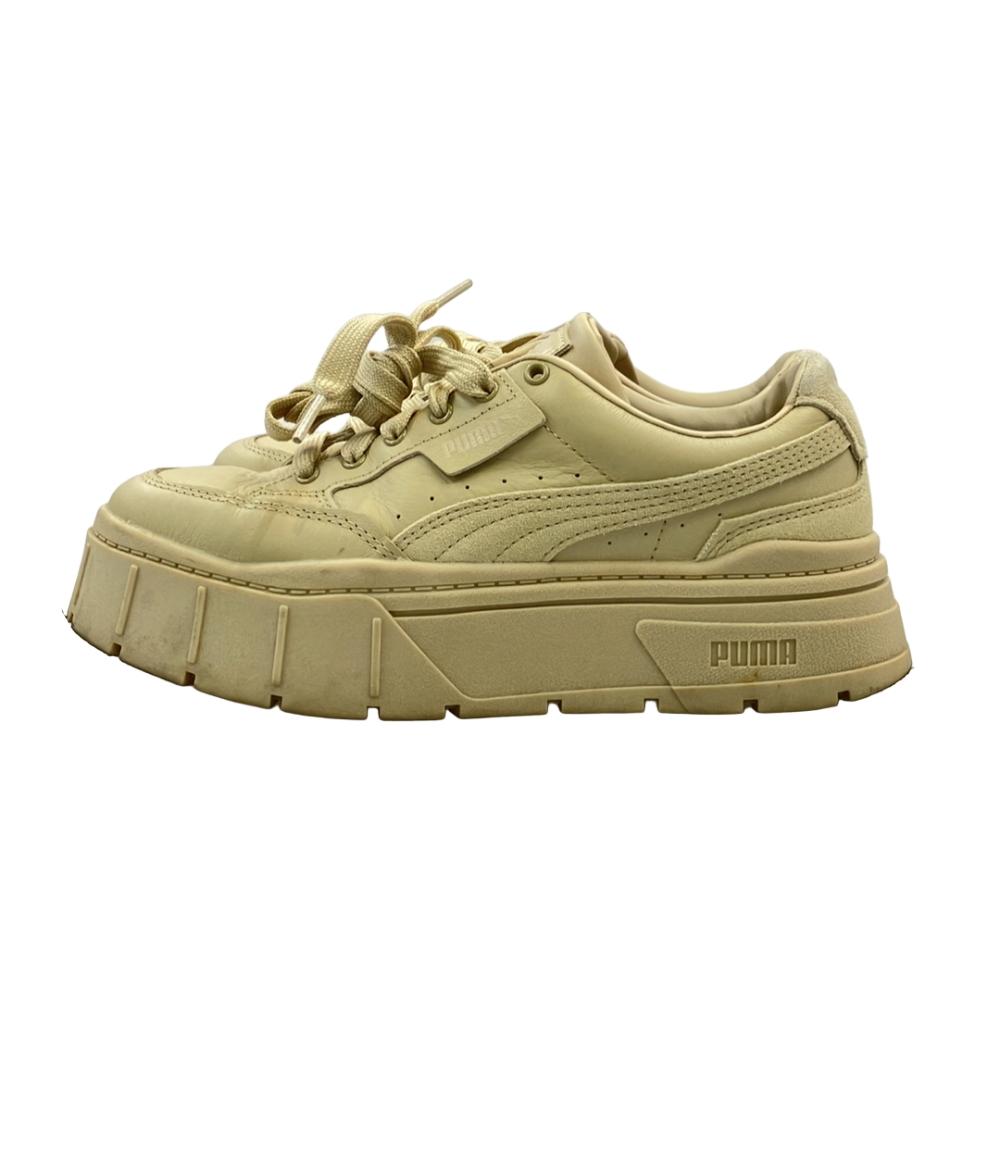 PUMA ローカットスニーカー 厚底 MAYZE STACK 394486-01 レディース SIZE 24.0 (L) プーマ