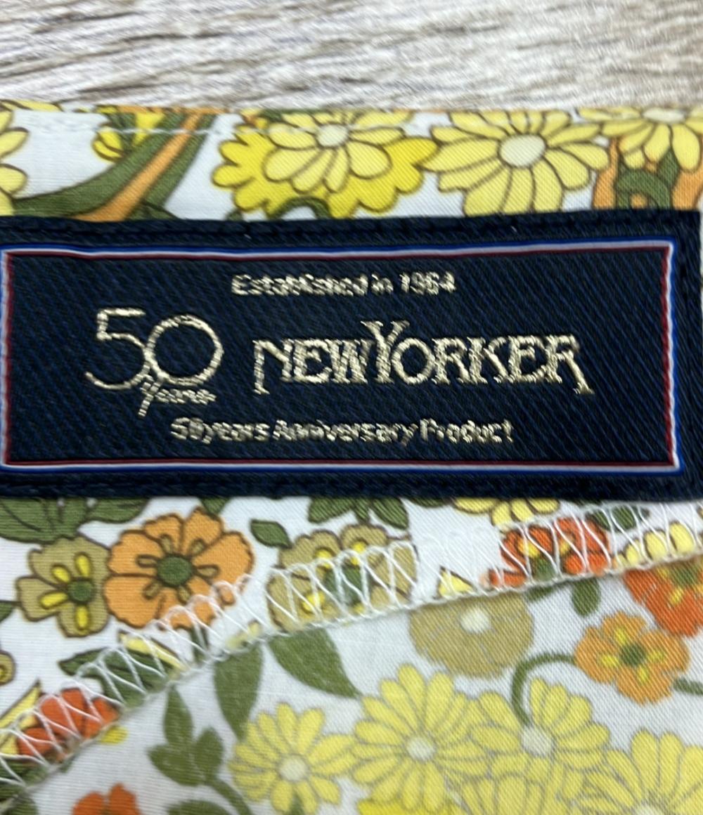 美品 ニューヨーカー 半袖ブラウス 花柄 レディース SIZE 9R (M) NEWYORKER