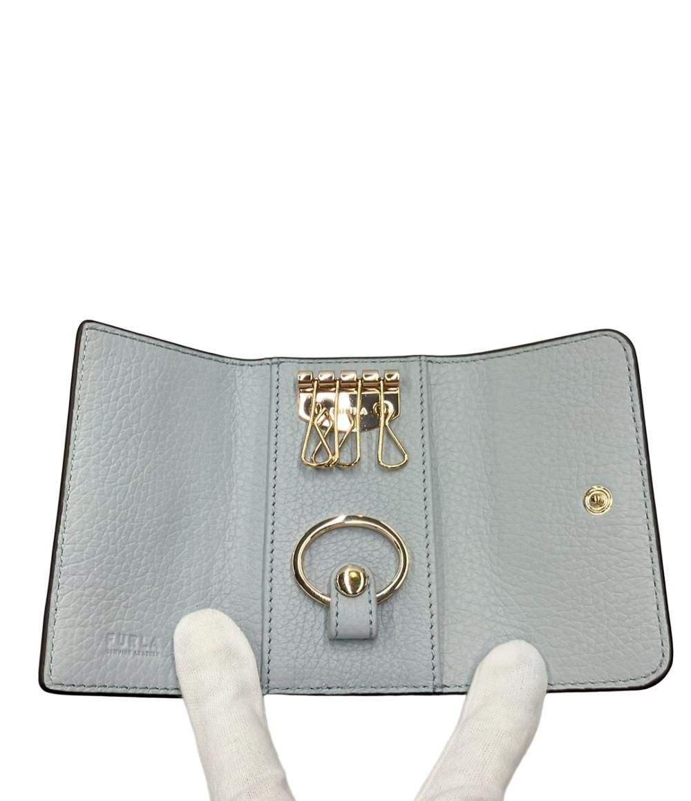 美品 Furla 4連キーケース キーリング付き レディース フルラ