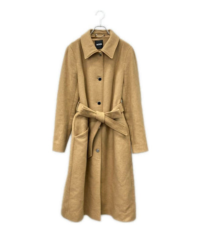 美品 BOSS ロングコート チェスターコート レディース SIZE US 6 (M) ボス