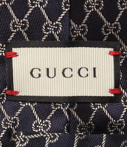 美品 GUCCI ネクタイ シルク100％ GG柄 メンズ グッチ