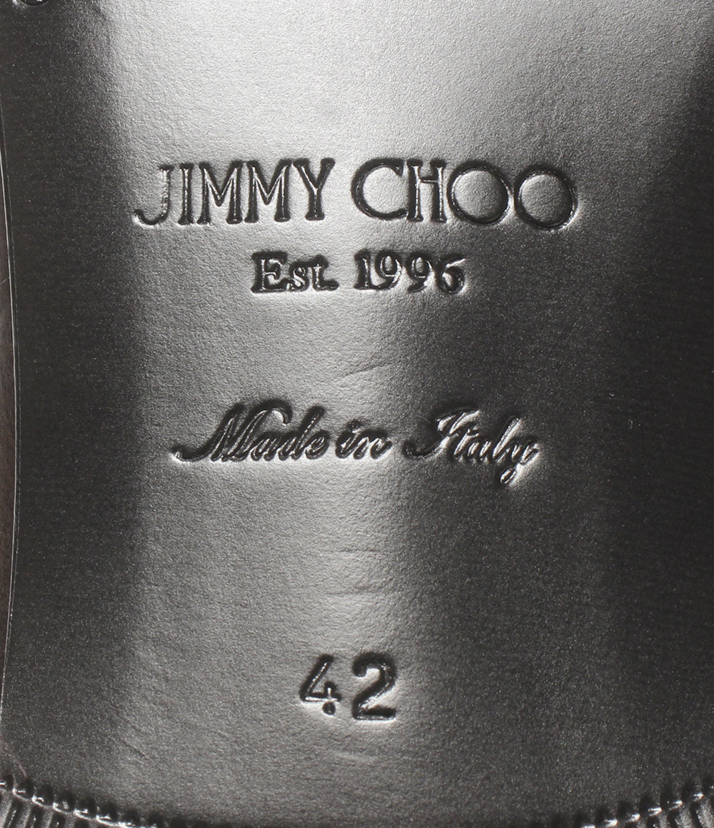 美品 Jimmy Choo レザースリッポン スタッズ メンズ SIZE 42 ジミーチュウ
